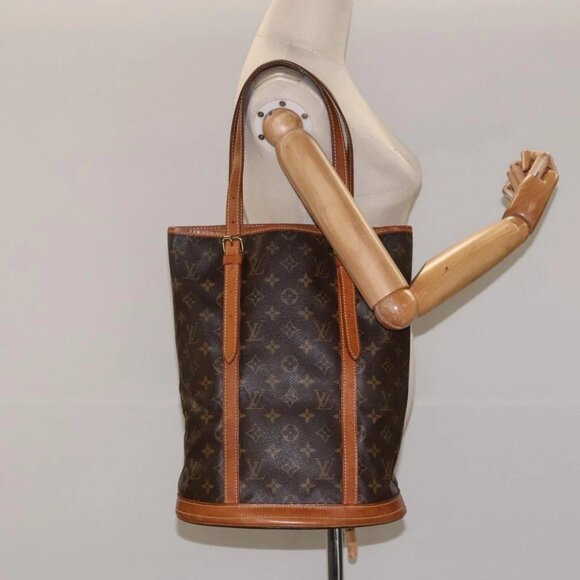 LOUIS VUITTON Monogram Bucket GM Shoulder Bag M42236 LV Auth am8316 - Picture 12 of 16